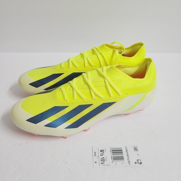 NEW Adidas X Crazyfast Elite FG Soccer Cleats IE2376 Size 9.5 Solar Yellow main image 4